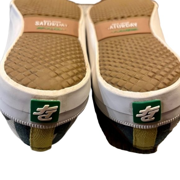 Kate Spade Saturdays PF Flyers Cap Toe Sneakers - Green/Blue/Purple - 8 - Picture 9 of 10